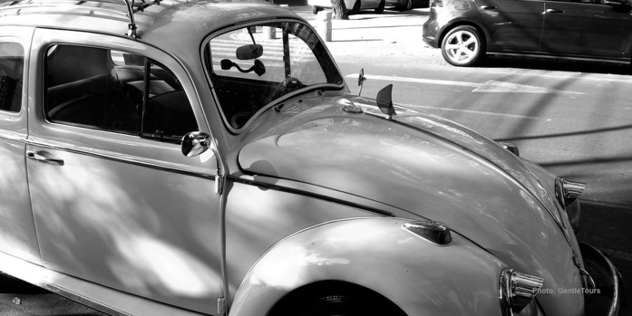 Iconic Volkswagen Sedan in Roma neighborhood. By GentleTours
