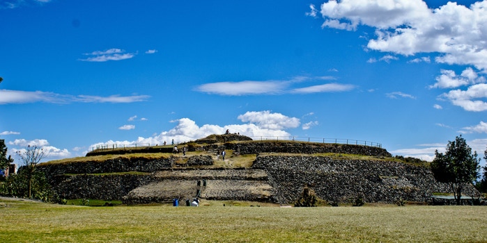 Cuicuilco archaeological site in Mexico City