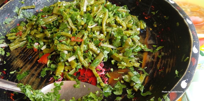 Mexican cuisine, nopal, coriander